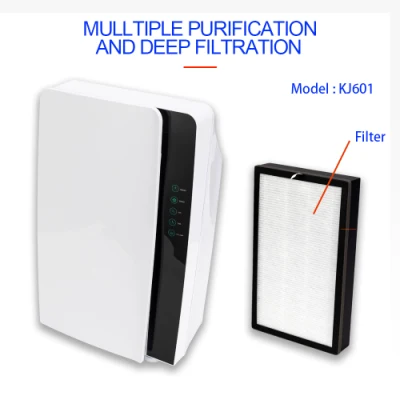 Purificatore d'aria portatile per stanza media, ionizzatore a distanza, lampada UV, filtro H13, filtraggio, purificatore d'aria HEPA domestico